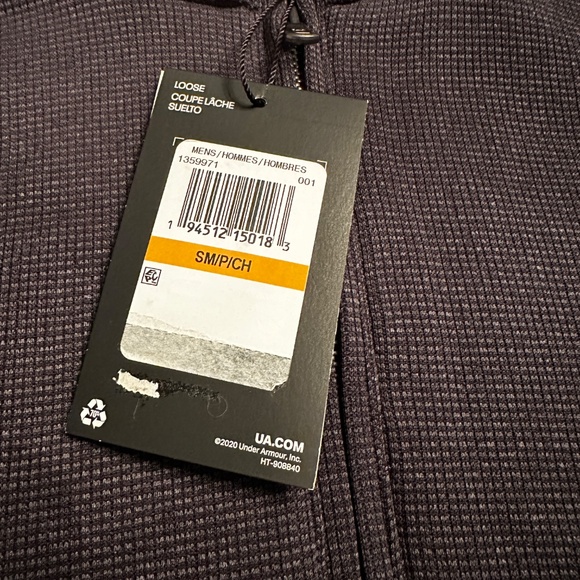 NWT Under Armour Black Quarter-zip Pullover - Picture 2 of 4